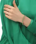 Браслет Crystal Flex Lacoste, green - фото 4