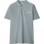 Хлопковая поло футболка Burberry, Тренч Грей - фото