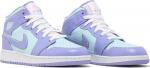 Кроссовки Air Jordan 1 Mid GS Purple Pulse, фиолетовый - фото 8
