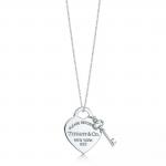 Подвеска Tiffany & Co. The Return to Tiffany Heart Tag with Key, серебро - фото