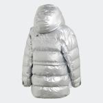 Куртка Adidas Mid Puffer, серебряный - фото 2