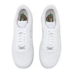 Кроссовки Nike Air Force 1 Crater Flyknit, белый/серый - фото 5