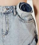 Юбка из денима Liu Jo, синий - фото 4