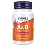 Витамин D+A Now Foods, 100 капсул - фото