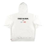 Толстовка Supreme x WTAPS Sic'em! Hooded Sweatshirt 'White', белый - фото 3