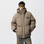 Пуховик Unisex Hooded Thickened ZIAREL, черный with removable logo - фото 7