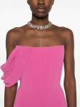Платье-миди с корсетом от Alex Perry, розовый - фото 5