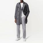 Тренчкот мужской темно-серый Burberry - фото 5