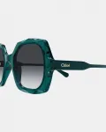Солнцезащитные очки Chloé, зеленый - фото 3