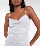 Металлическое мини-платье Balmain, Argenté - фото 4