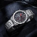 Часы CASIO EDIFICE Solar Powered Mens Black Analog, черный - фото 4