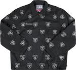 Куртка Supreme x NFL Raiders '47 Embroidered Harrington Jacket 'Black', черный - фото 2