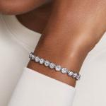 Имбер теннисный браслет Swarovski - фото 8