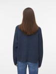 Джемпер Vero Moda VMBOOM O NECK PULLOVER, Navy Blazer/Dark Blue - фото 3