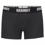 Боксеры Brandit Logo 2 шт, черный - фото 2