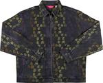 Куртка Supreme Gradient Jacquard Denim Work Jacket 'Black', черный - фото 2