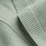 Халат H&M Home Waffled, светло-зеленый - фото 3