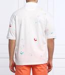 Поло Boss Green Paddy Celebration, белый - фото 4