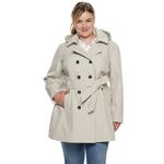 Двубортная куртка Soft Shell с капюшоном больших размеров Sebby Collection - фото 3