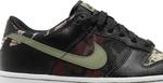 Кроссовки Nike Dunk Low SE GS 'Black Multi-Camo', зеленый - фото 3
