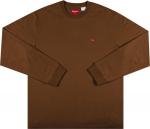Лонгслив Supreme Small Box Long-Sleeve Tee 'Brown', коричневый - фото