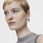 Серьги-кольца Tous Manifesto Long Motif, серебро - фото 3