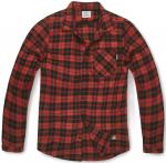 Рубашка Vintage Industries Riley Flannel, красная - фото