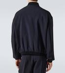 Бомбер из твила Giorgio Armani, Navy - фото 4