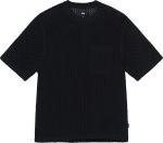 Толстовка Stussy O'Dyed Mesh Crew 'Black', черный - фото