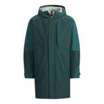 Куртка adidas Elastic hooded Zipper Logo Jacket Green, мультиколор - фото