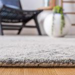 Ковер-дорожка SAFAVIEH, 69 x 366 см, Abstract Collection, Ivory & Grey, ручной работы Moroccan Diamond, идеально для помещений с высокой проходимостью в гостиной, спальне (ABT144A) - фото 5