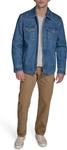 Мужская хлопковая куртка-рубашка в стиле вестерн Levi's, Medium Wash Denim - фото 5