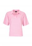 Поло South Beach RUGBY STRIPE COLLARED , Pink - фото 6
