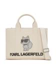 Сумка-шоппер Karl Lagerfeld IKON, White - фото