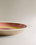 Блюдо Zara Home Ceramic Serving With Circles X Collagerie, мультиколор - фото 5