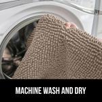 Коврик для ванной Gorilla Grip, 138х61 см, серо-бежевый - фото 5