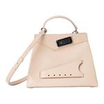 Кожаная сумка Regular женская beige Maison Margiela - фото