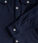 Хлопковая рубашка Balmain Kids, Air Force Blue - фото 3