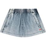 Звуковые джинсовые шорты DIESEL, синий - фото