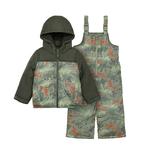 Детский утепленный комбинезон с капюшоном для мальчика Carter'S, Dino Print - фото 2