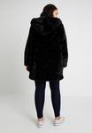 Пальто Urban Classics Curvy с капюшоном, черный - фото 4