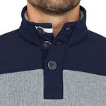 Мужской темно-синий парусный свитер TRIBORD, черный синий - фото 7