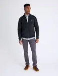 Свитер U.S. Polo Assn Cotton Marl Full Zip, черный - фото 4