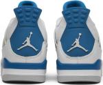 Кроссовки Air Jordan 4 Retro Military Blue 2012, белый - фото 6