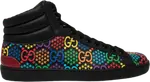 Кроссовки Gucci Ace GG Supreme High Psychedelic - Black, черный - фото 2