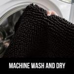 Коврик для ванной Gorilla Grip, 112х66 см, черный - фото 5