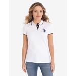 Футболка-поло U.S. Polo Assn. Multitonal Logo Solid, белый - фото