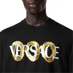 Майка с принтом Maxi Chain Logo VERSACE, черный - фото 7