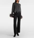 Замшевые ботильоны dildi otto Manolo Blahnik, черный - фото 2