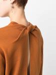 Proenza Schouler White Label джемпер с узлом, коричневый - фото 5